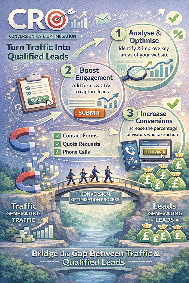CRO Infographic by Lead Genera